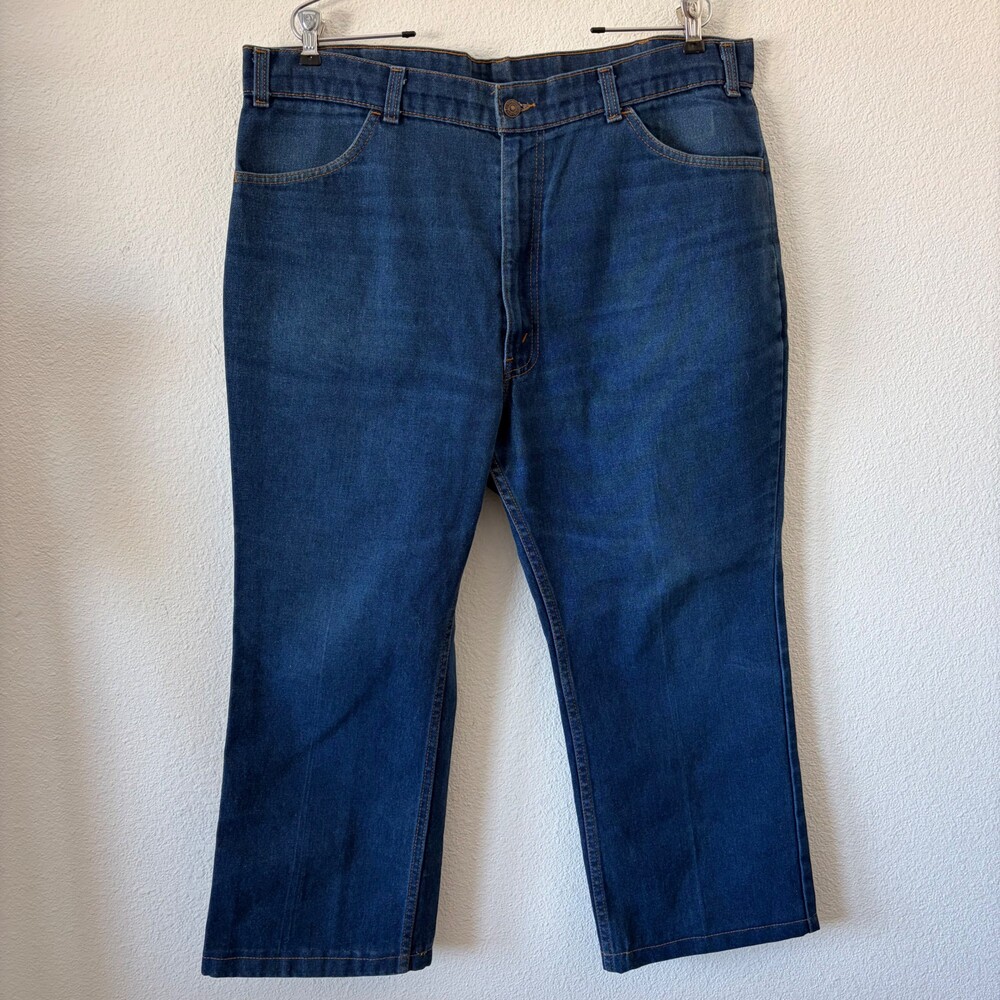 Vintage 1988 Levi's 547 Orange Tab Jeans Men's 40547-3017 Skosh More Room USA